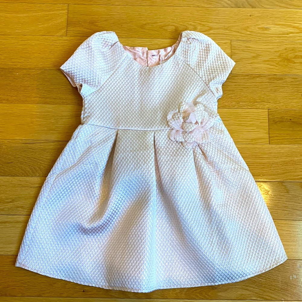 Girls pink/rose gold party dress size 4T